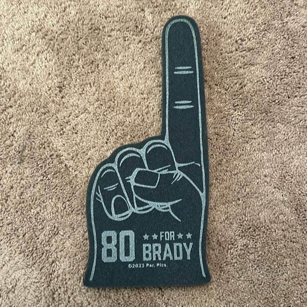 80 for Brady promotional foam finger